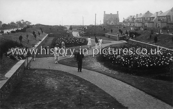 Sheltered Gardens, East Clacton on Sea, Essex c.1920's